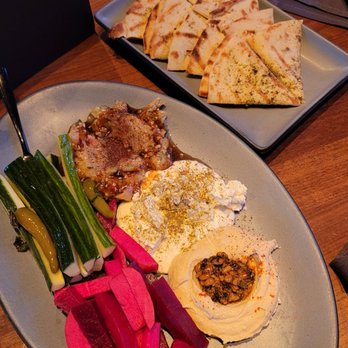 The Sporting Club - Hummus platter - Bars Near Me - Boston, Massachusetts