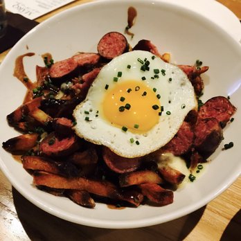 The Marq - Poutine with Kielbasa - New American Near Me - Chicago, Illinois The Marq - Poutine with Kielbasa - New American Near Me - Chicago, Illinois