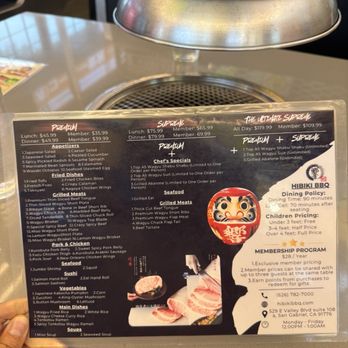 Hibiki BBQ - Menu May 2026 - Barbeque Near Me - San Gabriel, California