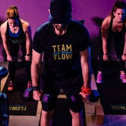 Flow Cycle Studio - FLOW Fit: Indoor cycling meets boot camp.  This 45 or 60 minute class will feature on and off the bike exercises. This class combines high i