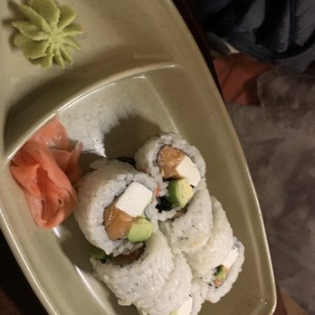 Japan Restaurant - Smoked salmon philly roll. Thought it wouldn't be raw salmon. Missed that * on the menu - Japanese Near Me - Denver, North Carolina Japan Restaurant - Smoked salmon philly roll. Thought it wouldn't be raw salmon. Missed that * on the menu - Japanese Near Me - Denver, North Carolina
