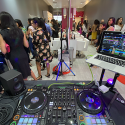 Eclectic Beats DJ Services - BLO Dry Salon Grand Opening Party at Circle C