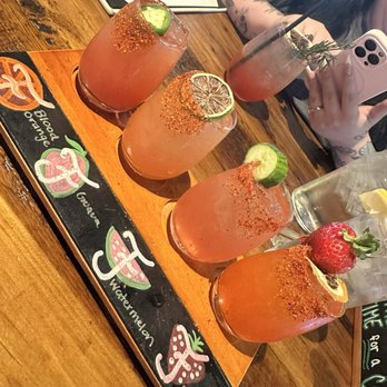 Finney's Crafthouse - Redlands - Margarita flight - New American Near Me - Redlands, California