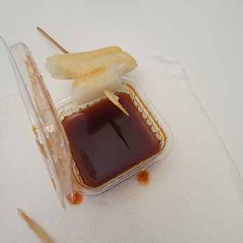 Furai Chicken - Furai Rice Cake Skewers w/ sauce - Chicken Shop Near Me - Diamond Bar, California