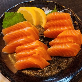 RYU SUSHI - 12pc salmon sashimi - Sushi Bars Near Me - Temecula, California