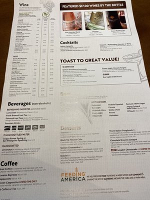 Menu photo 3 Olive Garden Italian Restaurant Modesto, CA Menu photo 3 Olive Garden Italian Restaurant Modesto, CA