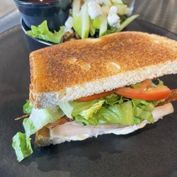 Earthworks Cafe and Lounge - Half turkey club, half salad