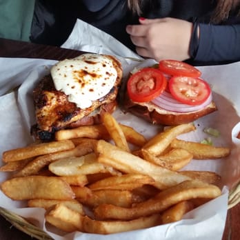 The Aberdeen Tap - Friend ordered the chicken sandwich and asked for toasted goat cheese on top..generous amount of cheese! - Bars Near Me - Chicago, Illinois The Aberdeen Tap - Friend ordered the chicken sandwich and asked for toasted goat cheese on top..generous amount of cheese! - Bars Near Me - Chicago, Illinois