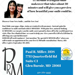Paul R Miller, DDS - Lumineer Special with Glen Burnie's Sedation Dentist!
