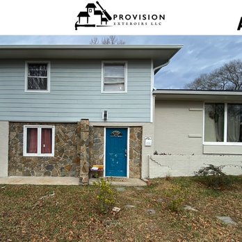 Provision Exteriors - Remodeled this home from an old worn out cedar look to a clean James Hardie Color-Plus exterior. What a satisfying transformation!! - Siding Near Me Provision Exteriors - Remodeled this home from an old worn out cedar look to a clean James Hardie Color-Plus exterior. What a satisfying transformation!! - Siding Near Me