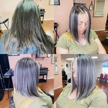 K I N Creations - Platinum balayage and inverted bob - Hair Stylists Near Me - Sarasota, Florida K I N Creations - Platinum balayage and inverted bob - Hair Stylists Near Me - Sarasota, Florida