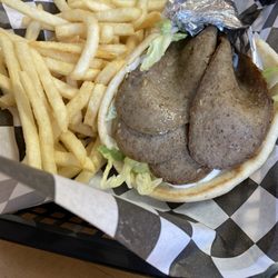 Kebab Grill & Wings - Lamb Gyro with Fries