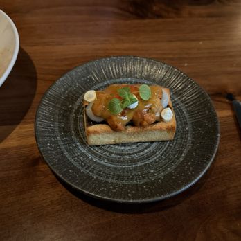 Bansang - Scallop uni toast - Korean Near Me - San Francisco, California Bansang - Scallop uni toast - Korean Near Me - San Francisco, California