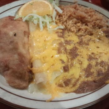 El Charro Avitia - Chili relleno sauce on the side, ehh cheese enchilada - Mexican Near Me - Carson City, Nevada