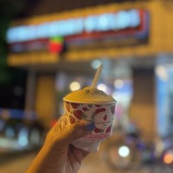 Strawberry Fields - Orange Walnut Gelato more in focus