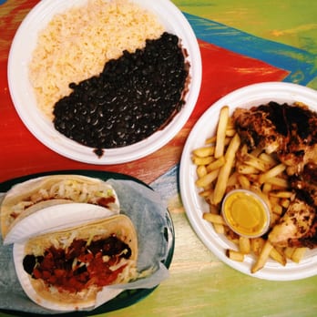 Cactus Cafe - Glen Cove - Half Chicken meal & Shrimp and Fish Soft Tacos - Tex-Mex Near Me - Glen Cove, New York