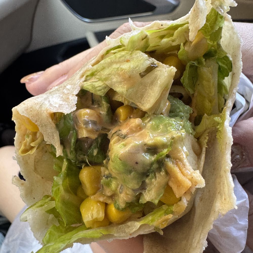 Wrap with veggies Wrap with veggies
