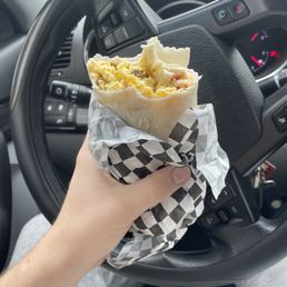 Breakfast burrito + Gravy Breakfast burrito + Gravy