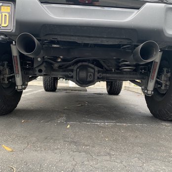 Mike's Muffler - Matte dual exhaust pipe on Jeep Wrangler JL. Sounds great. - Auto Repair Near Me - El Monte, California
