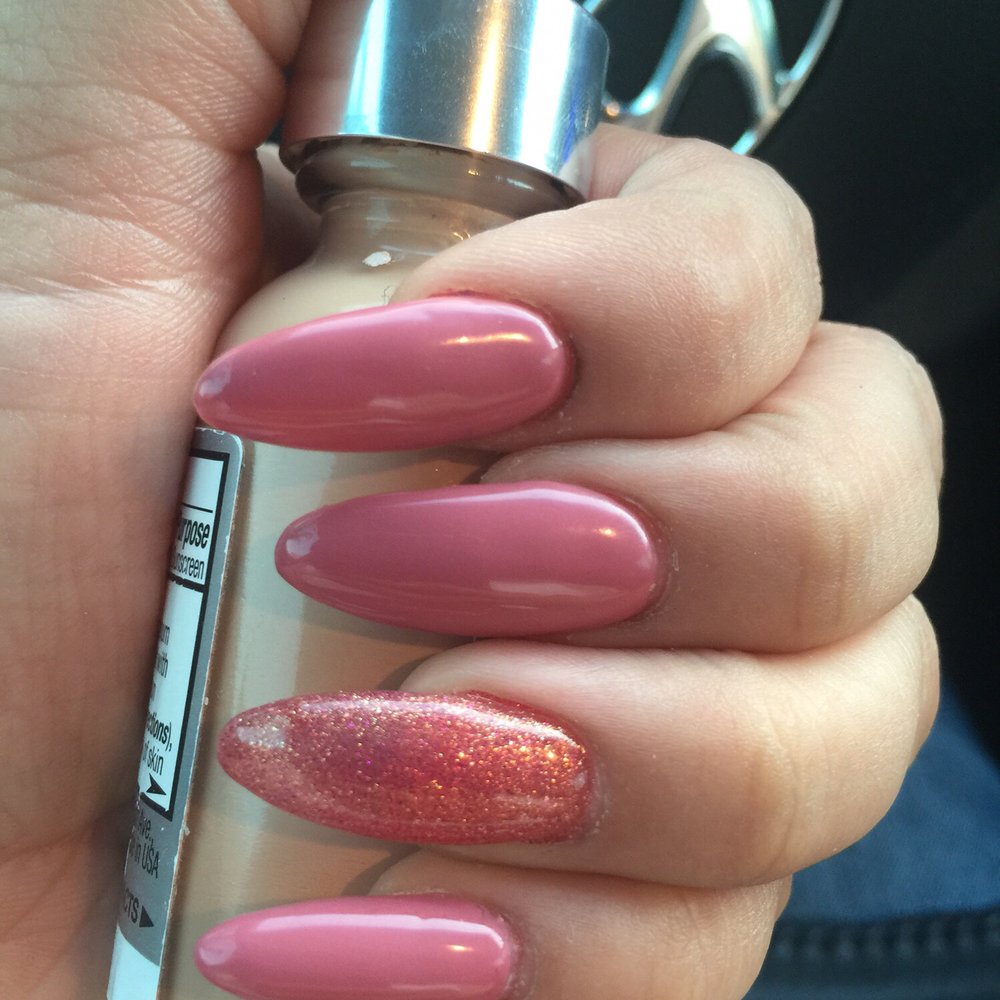 Spa Nails - Love my acrylic nails with gel color, by Kim!! - Nail Salons Near Me - Downey, California Spa Nails - Love my acrylic nails with gel color, by Kim!! - Nail Salons Near Me - Downey, California