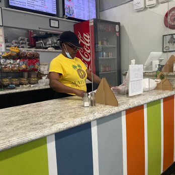 Aunty Joy's Jerk & Pizza - I also saw staff in the back/kitchen, not wearing masks. - Caribbean Near Me - Chicago, Illinois Aunty Joy's Jerk & Pizza - I also saw staff in the back/kitchen, not wearing masks. - Caribbean Near Me - Chicago, Illinois