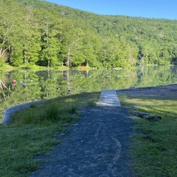 Little Pond Campground - Early morning on a peaceful lake