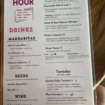 Salt + Lime - Decent Happy Hour even on the weekends (March 29, 2025) - Mexican Near Me - Del Mar, California Salt + Lime - Decent Happy Hour even on the weekends (March 29, 2025) - Mexican Near Me - Del Mar, California
