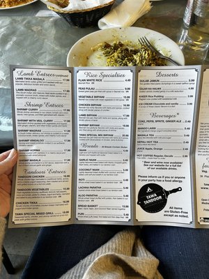 Menu photo 1 Tawa Tandoor Restaurant Haverhill, MA