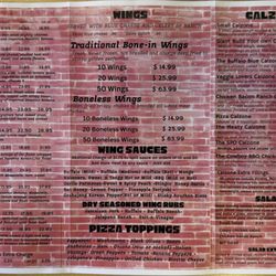 New York Pizza & Wings - Menu