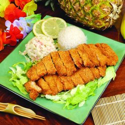 Kaua Hawaiian Bbq - Chicken Katsu Plate
One of our best sellers- crispy breaded chicken filet