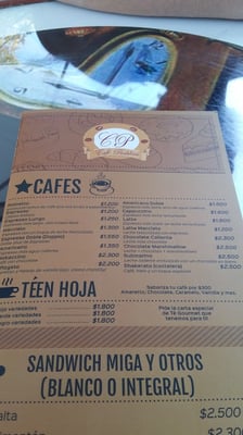 Menu photo 4 Café Pushkin Santiago, RM
