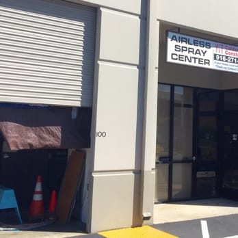 Airless Spray Center - Walking through the rollup door on the left - Hardware Stores Near Me - Sacramento, California Airless Spray Center - Walking through the rollup door on the left - Hardware Stores Near Me - Sacramento, California