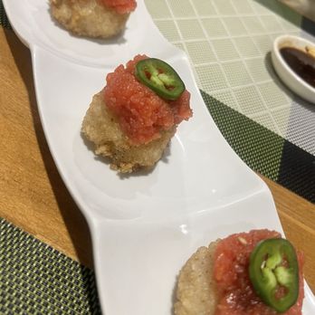 TAKASHIN - Spicy Tuna on Crispy Rice - Japanese Near Me - Palm Springs, California TAKASHIN - Spicy Tuna on Crispy Rice - Japanese Near Me - Palm Springs, California