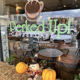 Exterior outside entrance of Perked Up! Coffee Cafe - Virginia Beach, Virginia Exterior outside entrance of Perked Up! Coffee Cafe - Virginia Beach, Virginia