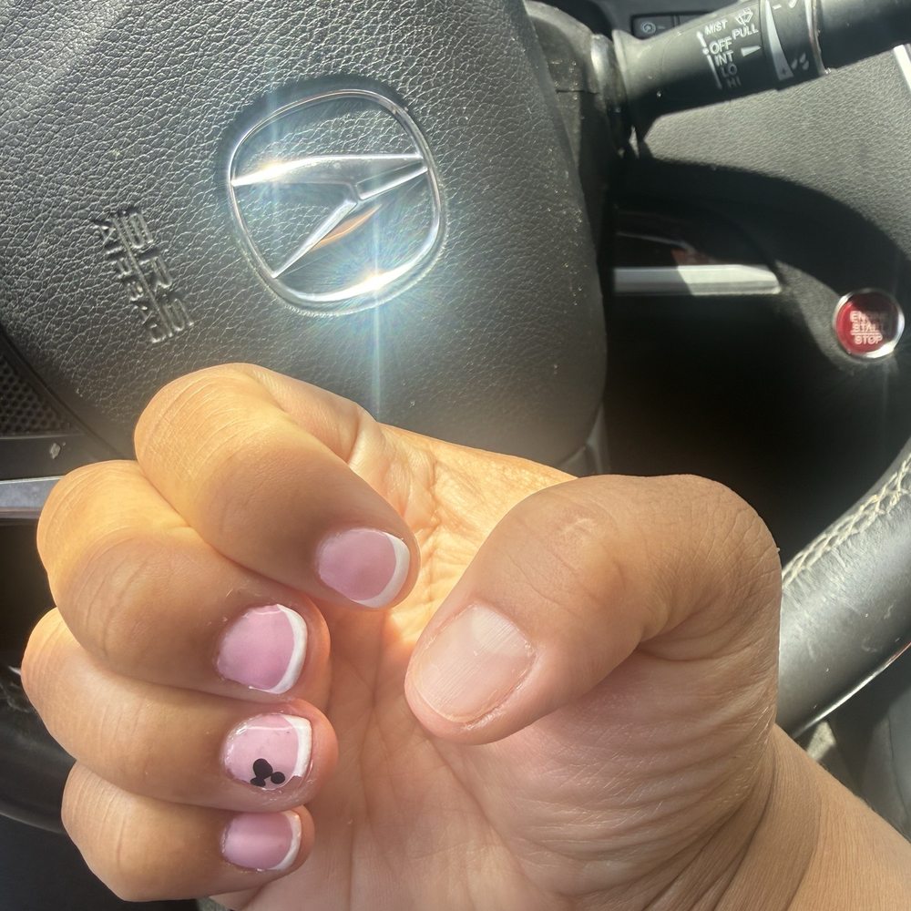 Fairy Nails Lounge - Thumb nail already completely gone. Woke up with it missing all the paint! I thought gel was suppose to last - Eyebrow Services Near Me - Hayward, California Fairy Nails Lounge - Thumb nail already completely gone. Woke up with it missing all the paint! I thought gel was suppose to last - Eyebrow Services Near Me - Hayward, California