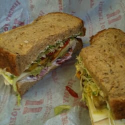 Jimmy John's - Beach Club on wheat w/ cherry peppers