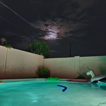 Ion Property Management - Night view from the pool - Property Management Near Me - Scottsdale, Arizona Ion Property Management - Night view from the pool - Property Management Near Me - Scottsdale, Arizona