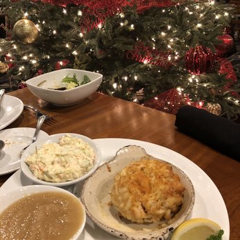 Jerry's Seafood - Crab and Shrimp bomb. The sides are Applesauce and Coleslaw - Seafood Near Me - Bowie, Maryland