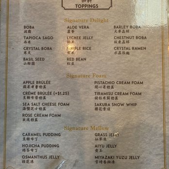 Formosa Aroma - Topping - Bubble Tea Near Me - San Jose, California