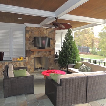 Exterior Additions - Interior with fireplace. - General Contractors Near Me - Indian Trail, North Carolina Exterior Additions - Interior with fireplace. - General Contractors Near Me - Indian Trail, North Carolina