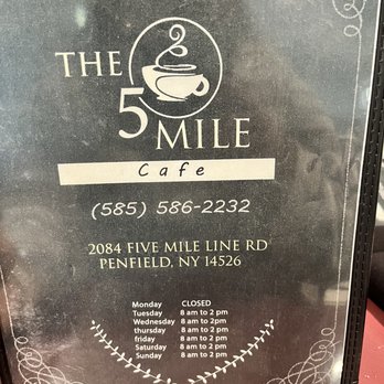 The Five Mile Cafe - Cafes Near Me - Penfield, New York