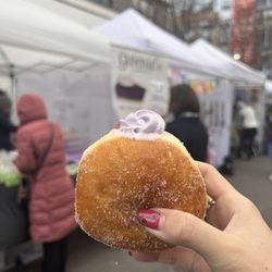 Ube Cream Filling Doughnut