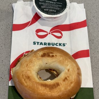 Starbucks - Plain Bagel with Cream Cheese - Coffee & Tea Near Me - Centennial, Colorado Starbucks - Plain Bagel with Cream Cheese - Coffee & Tea Near Me - Centennial, Colorado