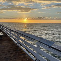 T-Street - Walking down the pier just before sunset