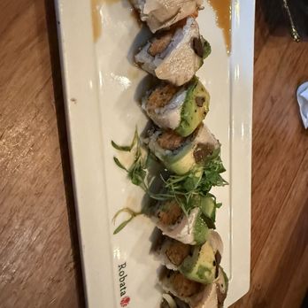 Robata JINYA - 3rd St. - Double albacore truffle roll - Japanese Near Me - Los Angeles, California Robata JINYA - 3rd St. - Double albacore truffle roll - Japanese Near Me - Los Angeles, California