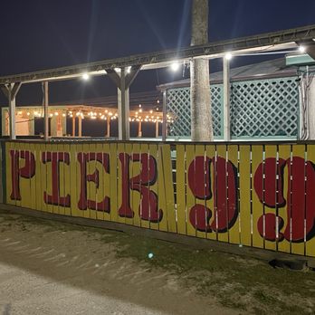 Pier 99 - Outside sign - Seafood Near Me - Corpus Christi, Texas