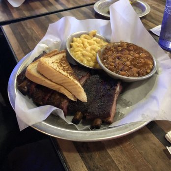 Albert G's BBQ - Ribs with Mac N ' Cheese and Baked Beans - Barbeque Near Me - Tulsa, Oklahoma Albert G's BBQ - Ribs with Mac N ' Cheese and Baked Beans - Barbeque Near Me - Tulsa, Oklahoma