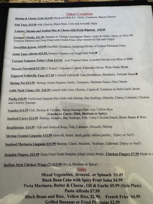 Menu photo 1 Captain Charlie's Original Reef Grill Juno Beach, FL