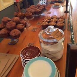 Breakfast limited to muffins and beverages