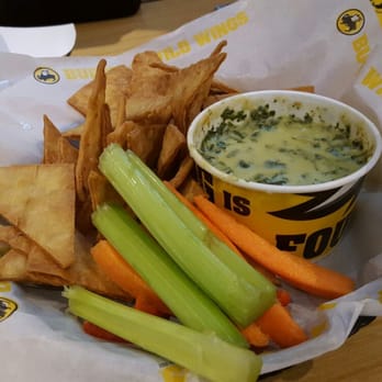 Buffalo Wild Wings - Spinich artichoke dip with pita chips....healthy and yummy - Chicken Wings Near Me - Mount Prospect, Illinois